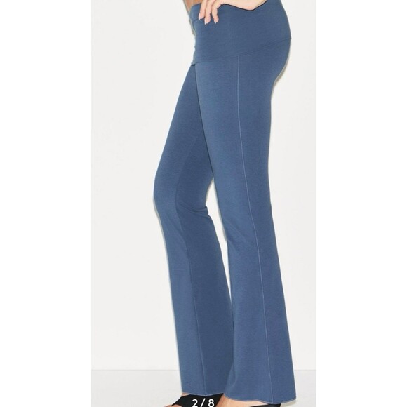 NWT SKIMS Sold Out Cotton Jersey Foldover Pant – Harbor, Size Small - Picture 2 of 6